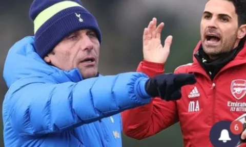 Arteta: "Đó là câu hỏi dành cho Conte"