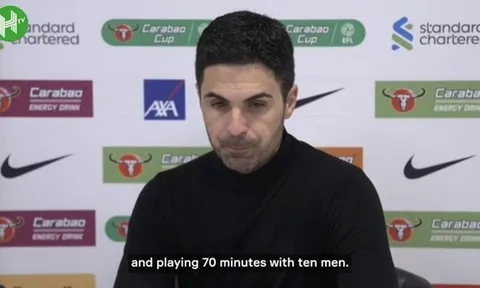 Arteta: "Tôi thật sự tự hào"