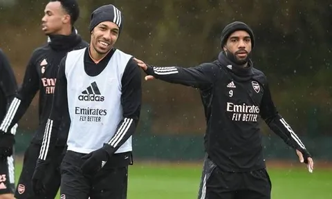Aubameyang khiến NHM Arsenal ấm lòng trước trận đấu với Olympiakos