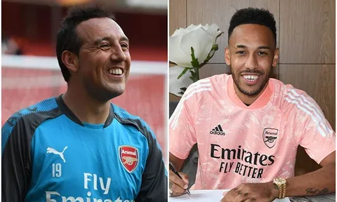 Aubameyang ký gia hạn, cựu sao Arsenal gửi ngay 1 thông điệp