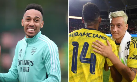 Aubameyang chia tay Arsenal, Ozil lập tức lên tiếng