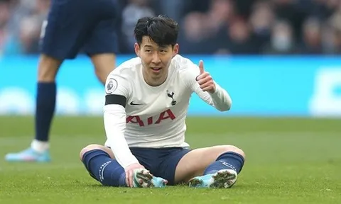 Son Heung-min bị chế nhạo vì ăn vạ