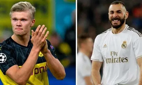 Benzema ra đi nếu Real Madrid ký Haaland