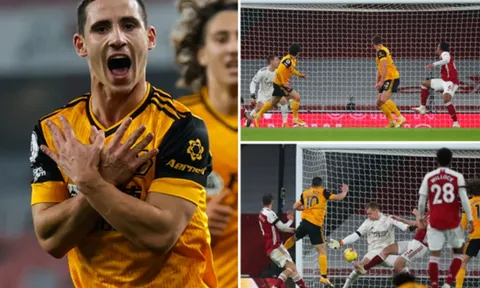 Thủ tệ hại, Arsenal nếm trái đắng trước Wolves tại 'sào huyệt' Emirates