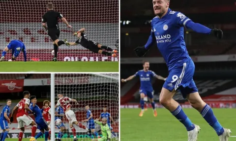Thay người thần thánh, Leicester hạ gục Arsenal ngay tại Emirates