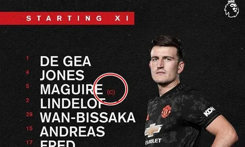 Bạn đã hiểu vì sao Maguire giữ băng thủ quân dù De Gea có mặt?