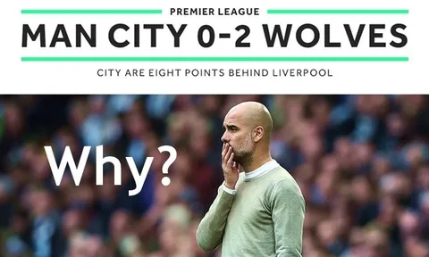 Bạn đã hiểu vì sao Man City thất bại trước Wolves?