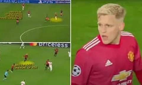 Bằng chứng cho thấy Van de Beek bị đồng đội cô lập ở Man Utd