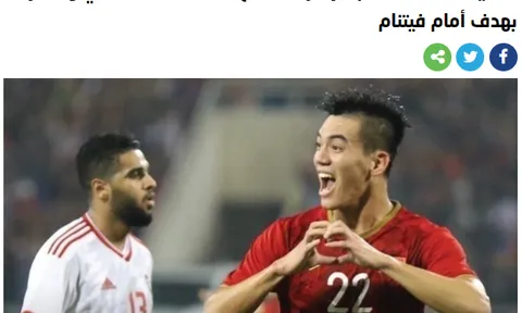 Báo UAE: Bàn thắng của Tiến Linh quá đẹp, UAE thua không lời bào chữa