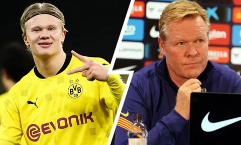 Barca chiêu mộ 2 tiền đạo, Erling Haaland và “nỗi khao khát của Koeman”