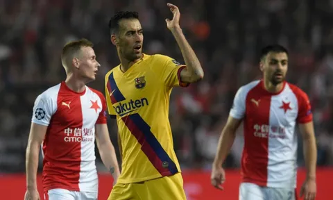Barca "hút chết" trước Slavia Praha, Busquets cay đắng thừa nhận 1 điều