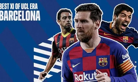 Siêu đội hình mạnh nhất của Barcelona ở Champions League