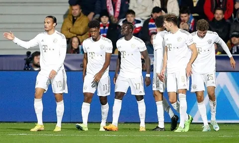 Bayern góp mặt ở vòng 1/8; Son - Kane nâng bước Tottenham lên đầu bảng