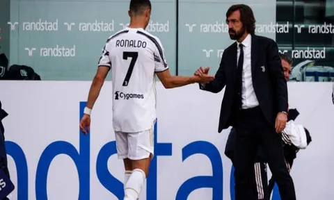 Pirlo tiết lộ phản ứng của Ronaldo khi bị thay sớm