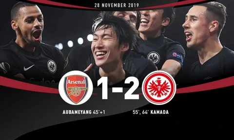 Bị người Châu Á bắn hạ, Arsenal lập kỷ lục kinh hoàng sau 1235 trận