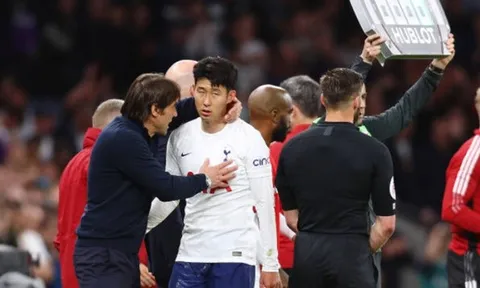 Bị rút ra nghỉ, Son Heung-min tỏ thái độ với Conte