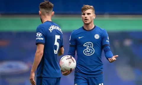 Bị Werner "cướp" suất sút pen, Jorginho phản ứng khó tin