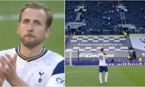 Biểu cảm đặc biệt của Kane trong lần cuối cùng tại Tottenham Stadium