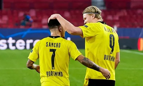 XONG! 'Sếp bự' Dortmund làm rõ chuyện đi ở của Haaland - Sancho