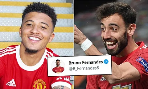 Bruno gửi thông điệp đến Sancho sau trận thắng Everton