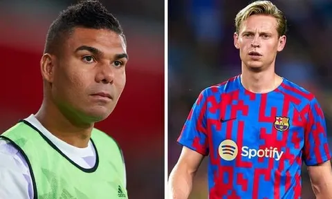 Cách Man Utd đăng ký cả Casemiro lẫn De Jong