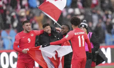 Canada đoạt vé dự World Cup lần đầu sau 36 năm