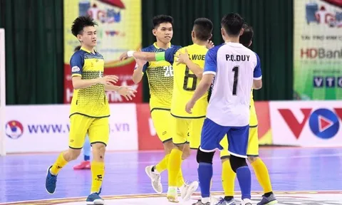 Lượt 12 giải futsal VĐQG - Ghi 2 bàn trong 15 giây, Cao Bằng ngoạn mục quật ngã SS.KH