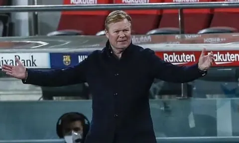 XONG! Laporta đã chốt tương lai của Koeman sau trận gặp PSG