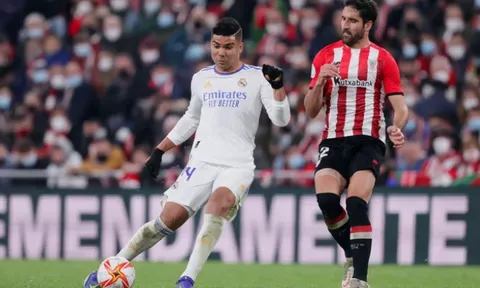 Casemiro khiến Real bị loại ở tứ kết Copa del Rey