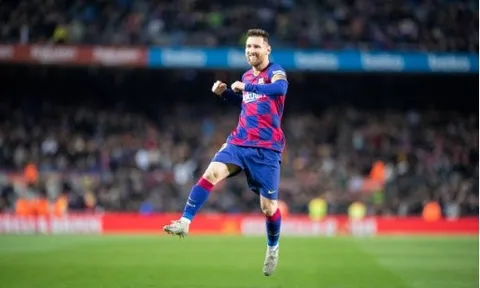 Đây, phản ứng của Messi trong ngày Barca "mở tiệc" tại Camp Nou