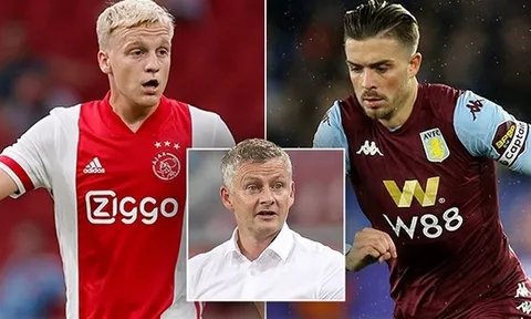 Van de Beek cần chứng minh M.U đã đúng với thương vụ Grealish
