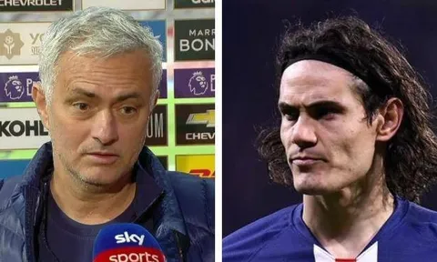 Cavani chuẩn bị cập bến Man Utd, Mourinho lập tức nói 1 lời ruột gan