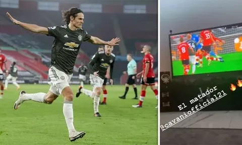Cavani cứu Man Utd từ cõi chết, Pogba thực hiện ngay 1 động thái