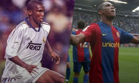 CĐV Barca tức giận vì Eto'o chúc mừng Real vào chung kết