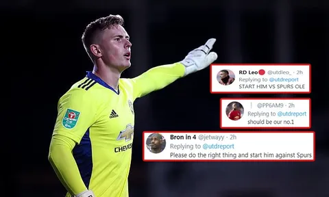 CĐV Man Utd: "Ole hãy cho cậu ấy ra sân trận gặp Tottenham đi"