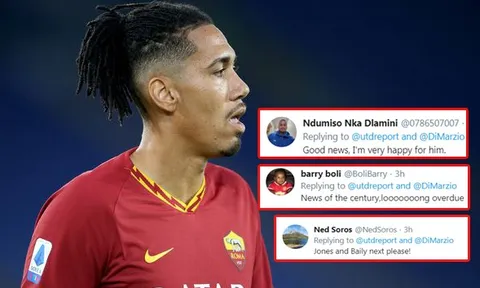 CĐV Man Utd phấn khích khi hay chuyện tương lai của Chris Smalling