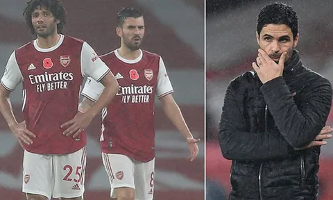 Chấm điểm Arsenal trận Aston Villa: Thủ vỡ vụn, số 9 quá tệ hại