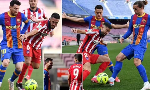 Chấm điểm Barcelona trận Atletico: Người nhện xuất thần, tiếc cho Messi!