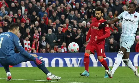 Chấm điểm Liverpool trận West Ham: Thất vọng Salah