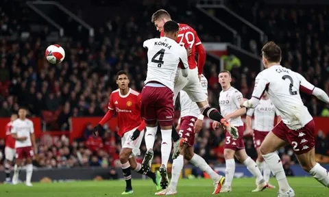 Chấm điểm Man United trận Aston Villa: Điểm 8 duy nhất