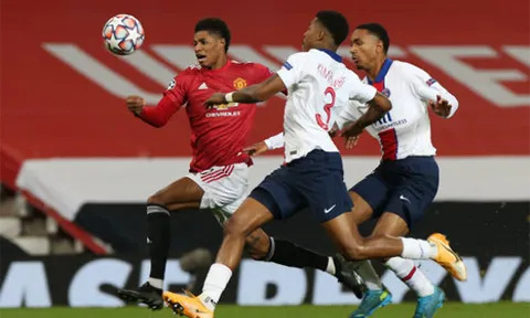 Chấm điểm Man Utd trận PSG: Martial và Fred dưới trung bình, điểm sáng Rashford
