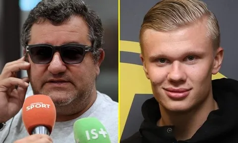 Chelsea mua Haaland? Raiola trả lời ngắn ngủn