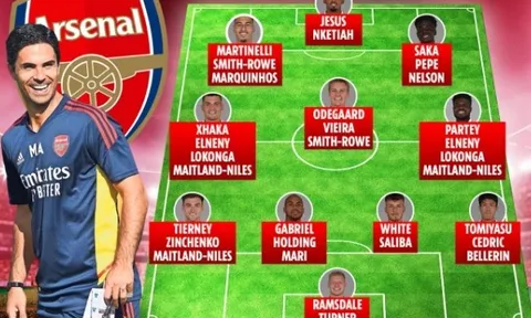 Chiều sâu đội hình Arsenal: Mikel Arteta và cơn đau đầu dễ chịu