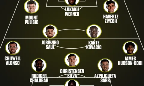 Chiều sâu đội hình tuyệt vời của Chelsea