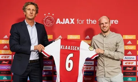 CHÍNH THỨC: Ajax mua được cầu thủ 'xịn' thay thế Van de Beek