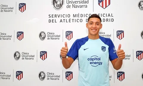CHÍNH THỨC: Atletico công bố tân binh thứ 3, giá 20 triệu euro
