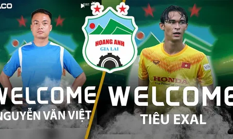 CHÍNH THỨC: HAGL có thêm 2 tân binh, tiếp tục gia cố hàng thủ