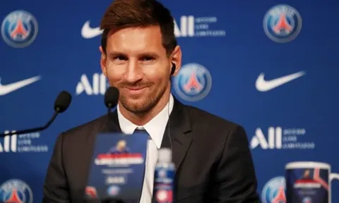 CHÍNH THỨC! Họp báo ra mắt Messi: Đặt mục tiêu vô địch C1, sẵn sàng hạ gục Barca