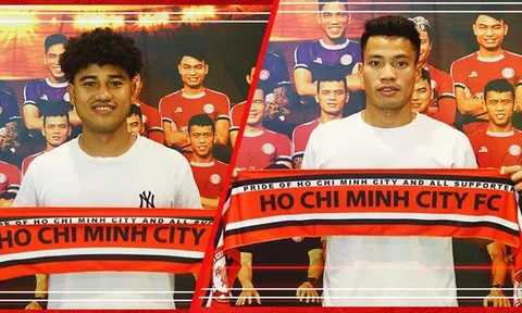 CHÍNH THỨC: "Hút máu" HAGL, CLB TP.HCM công bố 2 tân binh "xịn xò"