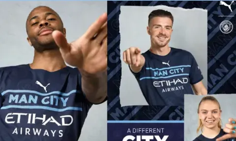 CHÍNH THỨC: Man City công bố áo đấu thứ 3 mùa 2021/22